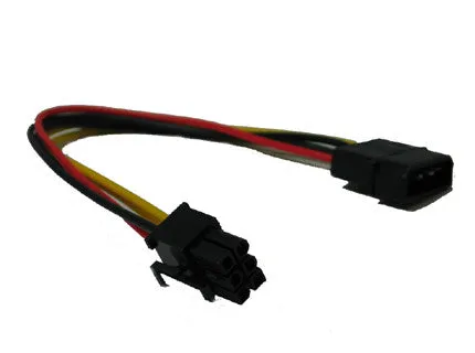 12v 4pin Molex to 6Pin PCI-E Adapter Model, FC46-8