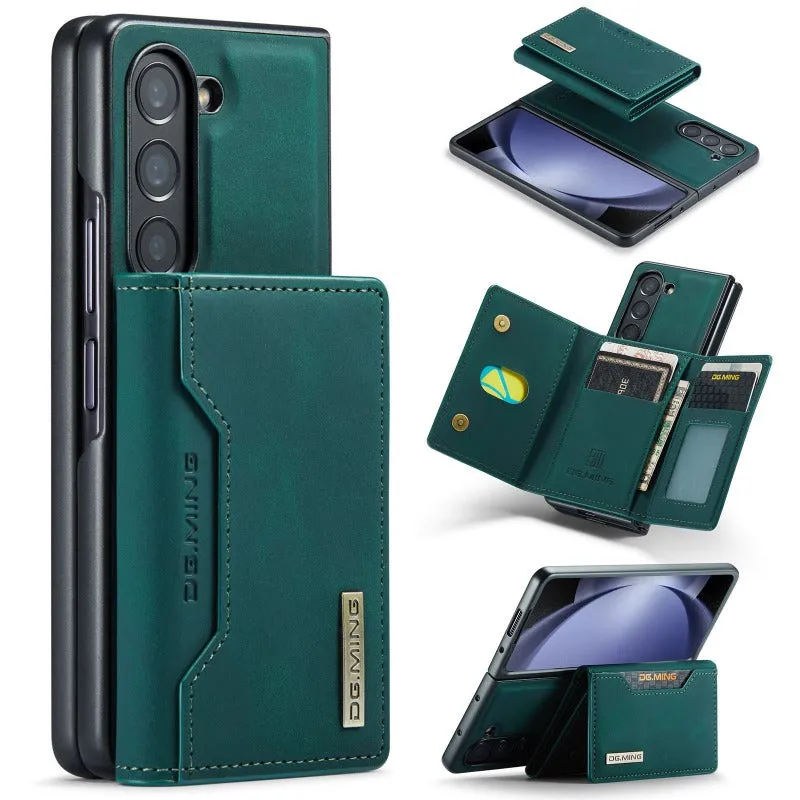 2in1 Vintage Leather Magnetic Wallet Case for Samsung Galaxy Z Fold5 4