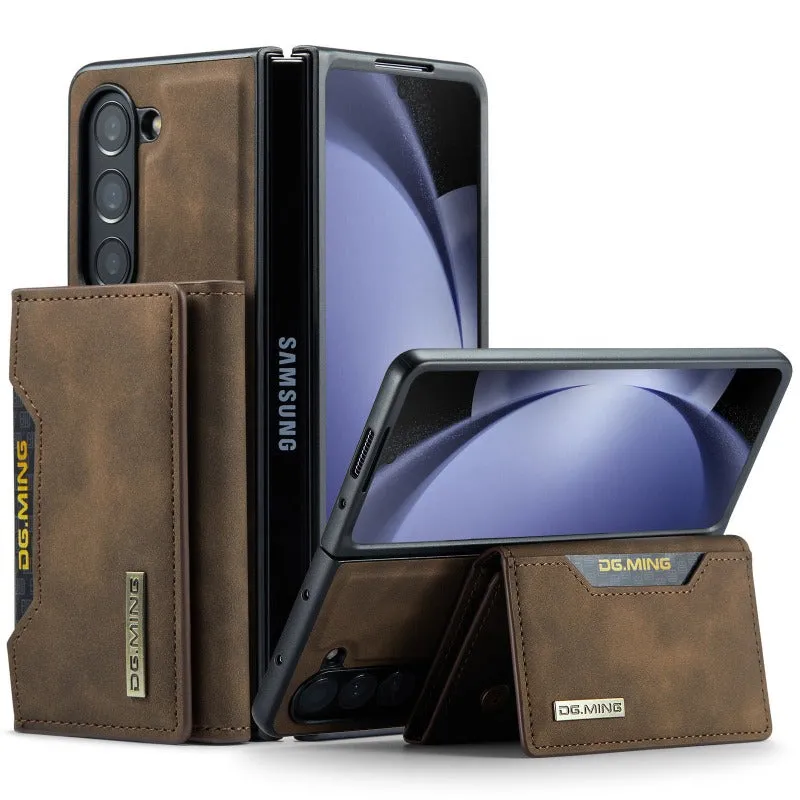 2in1 Vintage Leather Magnetic Wallet Case for Samsung Galaxy Z Fold5 4