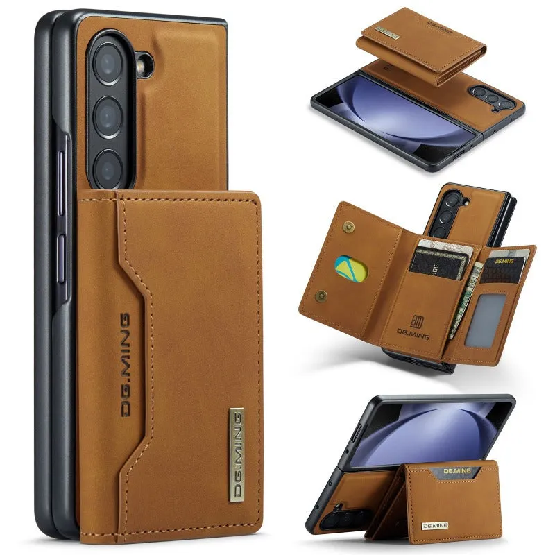 2in1 Vintage Leather Magnetic Wallet Case for Samsung Galaxy Z Fold5 4