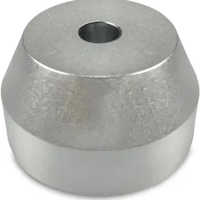 45 Rpm 7" Record Aluminum Adapter - Silver