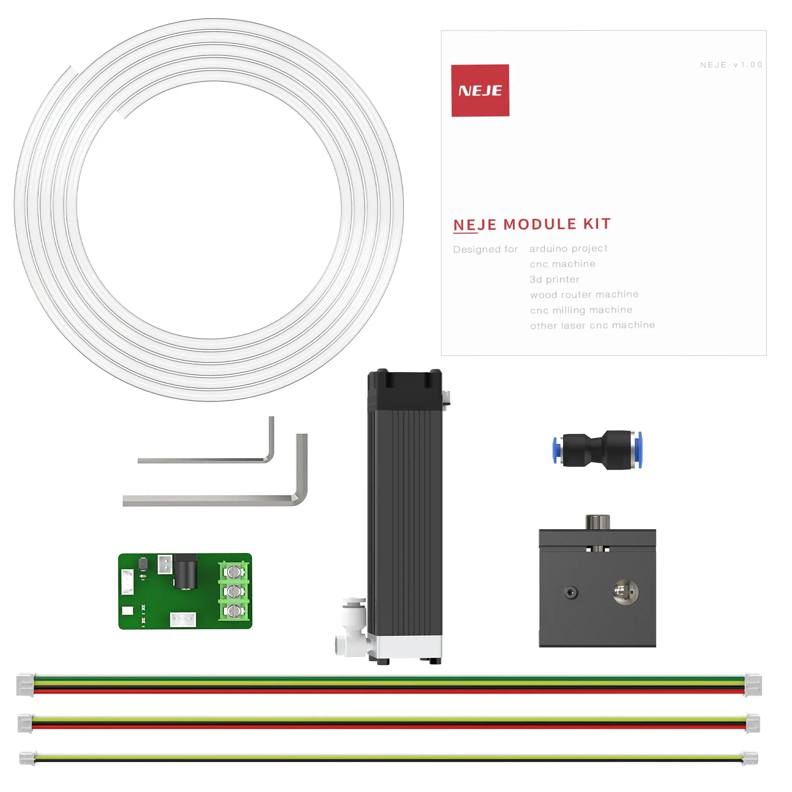 450nm 6W 12V Laser Module with Ultimate Focus for Metal Engraving and wood Carving - NEJE E30130-  Need air assistance to protect the lens