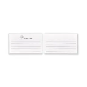 500 Corporate Wallet Cards, Horizontal Ruled