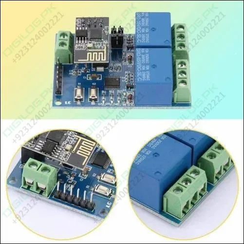 5v Esp8266 Dual-channel Wifi Relay Smart Home Mobile App Remote Control Switch In Pakistan