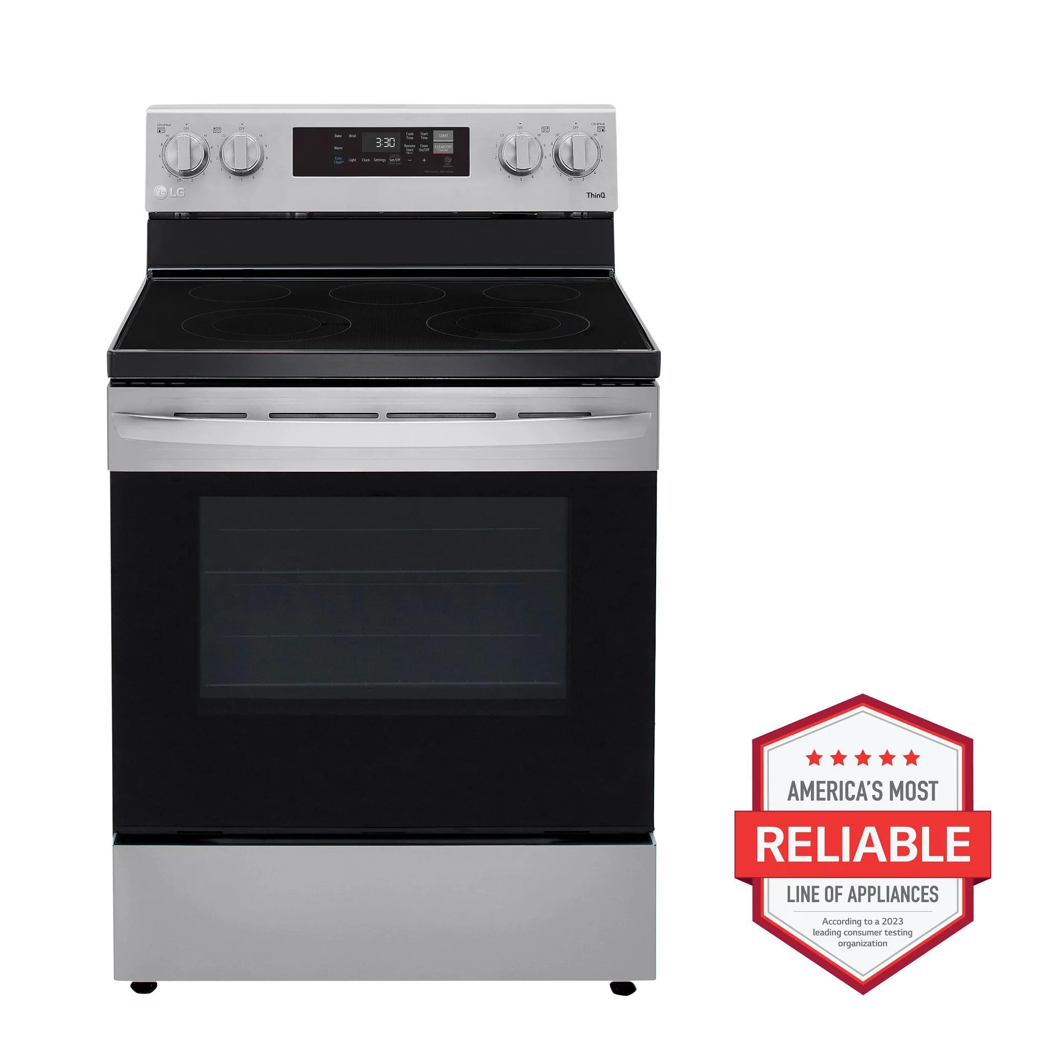 6.3 cu ft. Smart Wi-Fi Enabled Electric Range with EasyClean(R) - (LREL6321S)