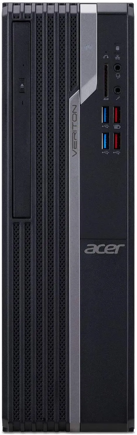 Acer Veriton X4 VX4665G SFF Desktop - Intel Core i5-9400 2.9GHz - 8GB RAM - 256GB SSD - DVD-RW - WiFi   Bluetooth 5.0 - Windows 10 Pro