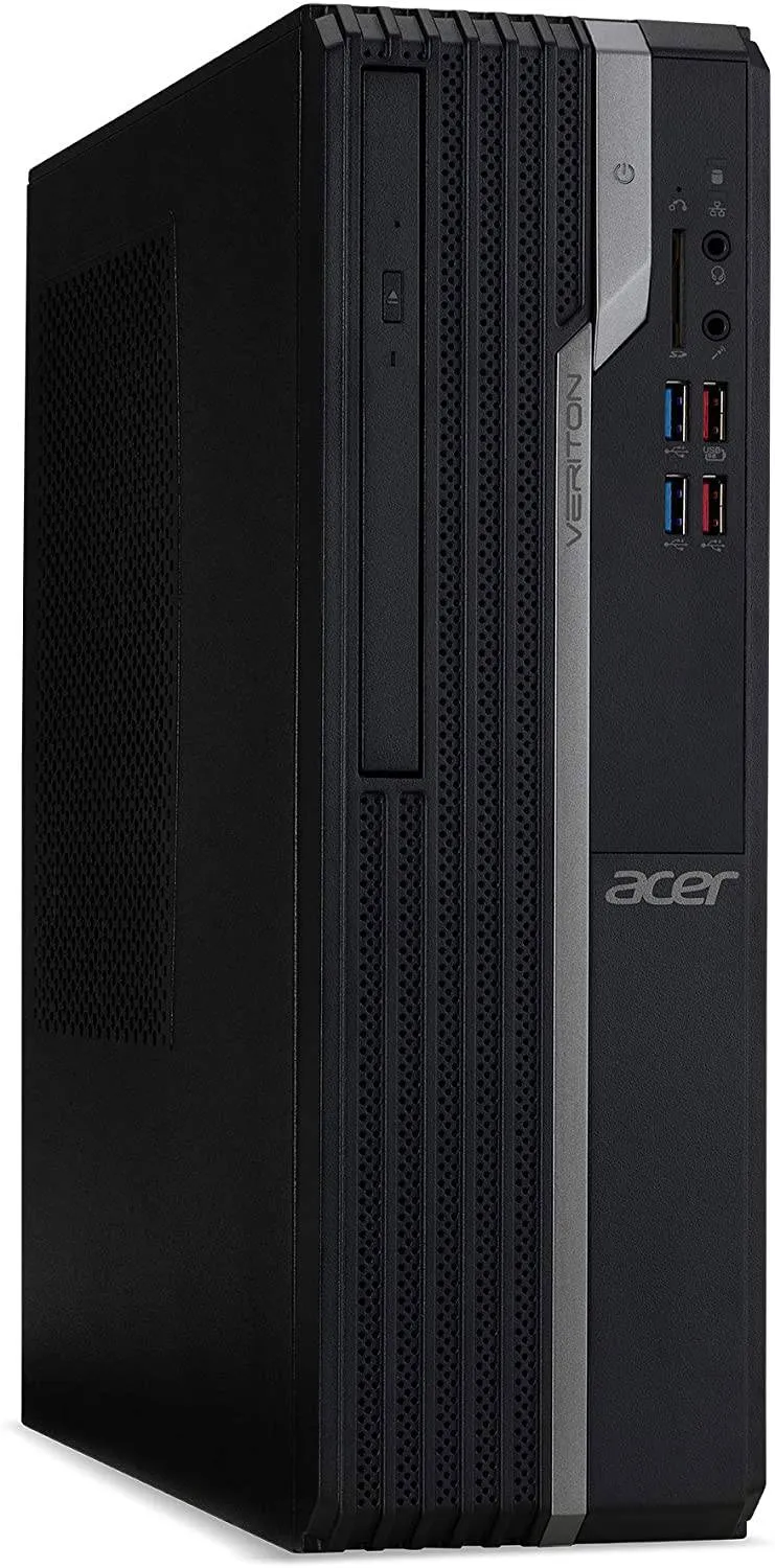 Acer Veriton X4 VX4665G SFF Desktop - Intel Core i5-9400 2.9GHz - 8GB RAM - 256GB SSD - DVD-RW - WiFi   Bluetooth 5.0 - Windows 10 Pro