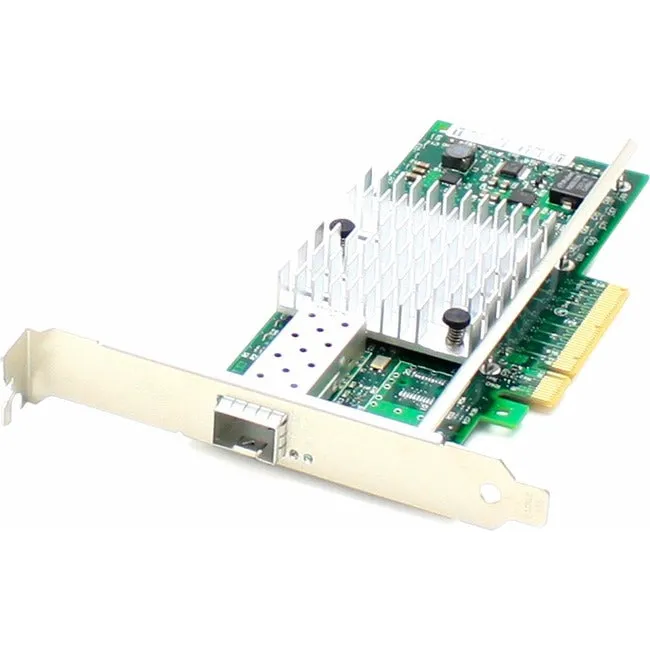 AddOn Intel E10G41BFSR Comparable 10Gbs Single SFP  Port 300m Network Interface Card with 10GBase-SR SFP  Transceiver E10G41BFSR-AO