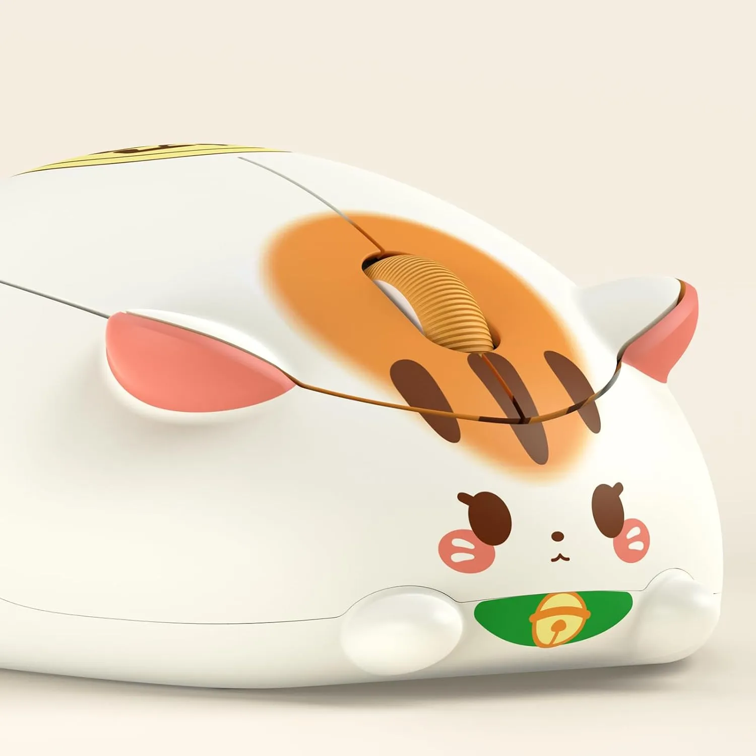 Akko Cat Theme Mouse with Wireless 2.4G, Plug and Play, Skin-Friendly, Anti-Slip Bottom, ABS Material