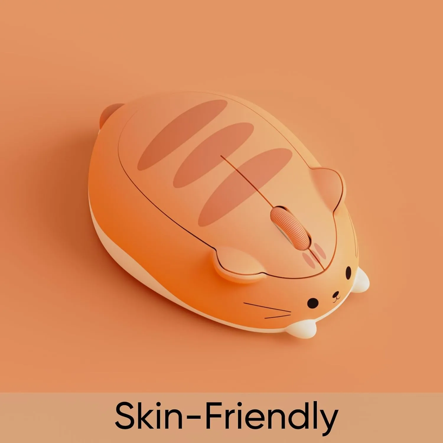 Akko Cat Theme Mouse with Wireless 2.4G, Plug and Play, Skin-Friendly, Anti-Slip Bottom, ABS Material