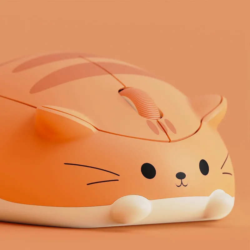 Akko Cat Theme Mouse with Wireless 2.4G, Plug and Play, Skin-Friendly, Anti-Slip Bottom, ABS Material