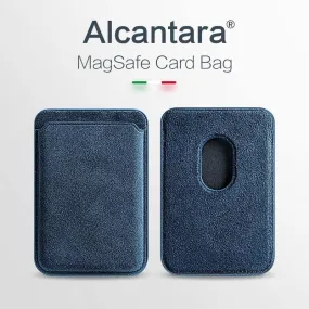 Alcantara Wallet For MagSafe Magnetic Card Wallet For iPhone