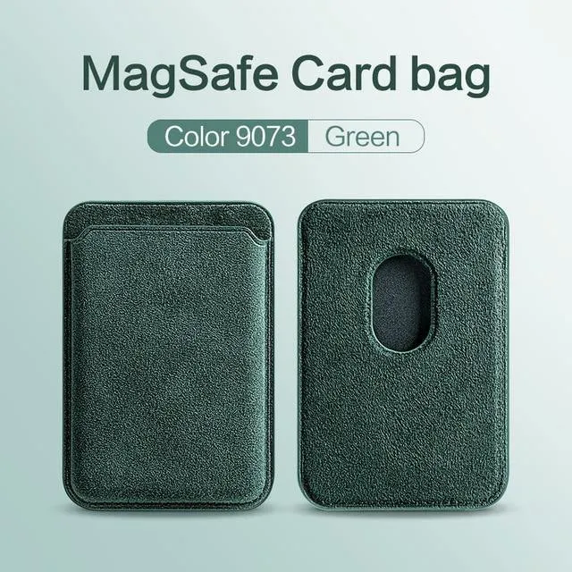 Alcantara Wallet For MagSafe Magnetic Card Wallet For iPhone