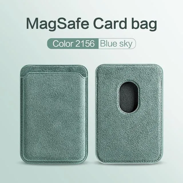 Alcantara Wallet For MagSafe Magnetic Card Wallet For iPhone