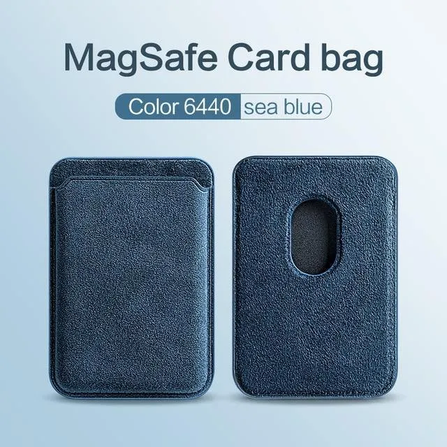 Alcantara Wallet For MagSafe Magnetic Card Wallet For iPhone