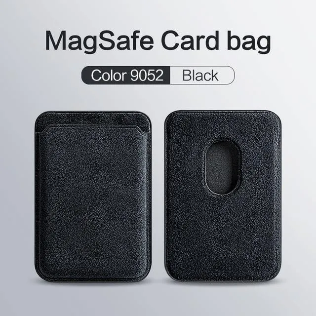 Alcantara Wallet For MagSafe Magnetic Card Wallet For iPhone