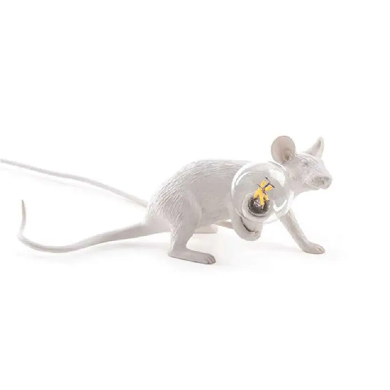 Animal Resin Mouse Table Lamp