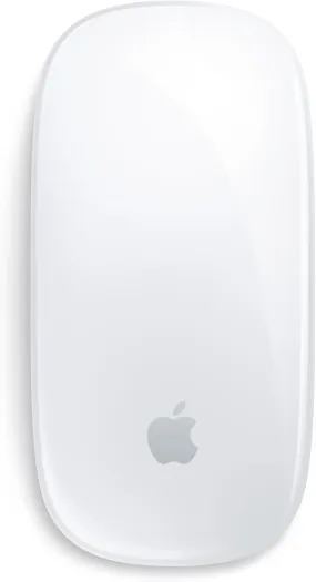 Apple Magic Mouse – Bluetooth, Rechargeable, Multi-Touch Surface, USB-C, Compatible with Mac and iPad White