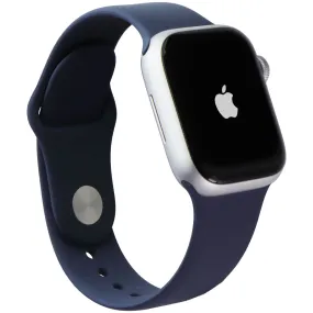 Apple Watch Series 9 (GPS Only) A2978 41mm Silver Aluminum / Blue Sport Band M/L