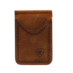 Ariat® Men's Medium Brown Distressed Card Case Wallet A3513044