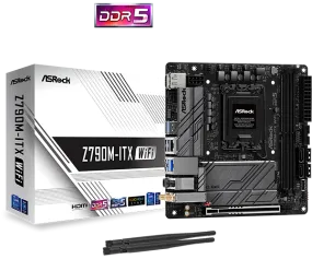 ASRock Z790M-ITX WiFi | LGA1700 DDR5 ITX Motherboard