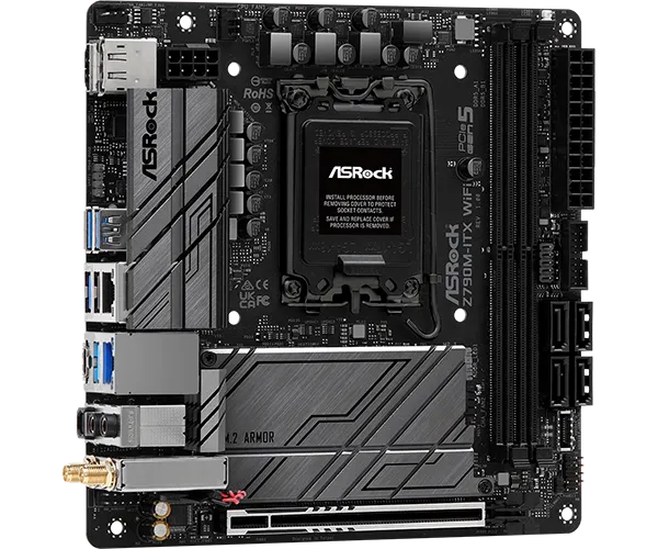 ASRock Z790M-ITX WiFi | LGA1700 DDR5 ITX Motherboard