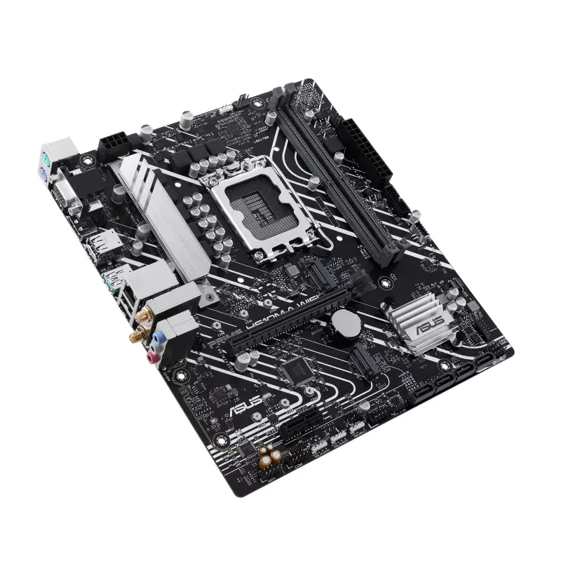 Asus Prime H610m-A Wifi - Motherboard - Micro Atx - Lga1700 Socket - H610 Chipset - Usb 3.2 Gen 2, Usb 3.2 Gen 1 - Gigab