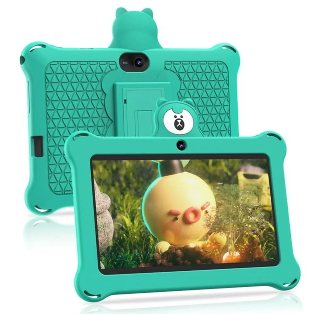 BAKEN 7" 32GB Storage 1GB RAM Green WiFi Android Kids Tablet