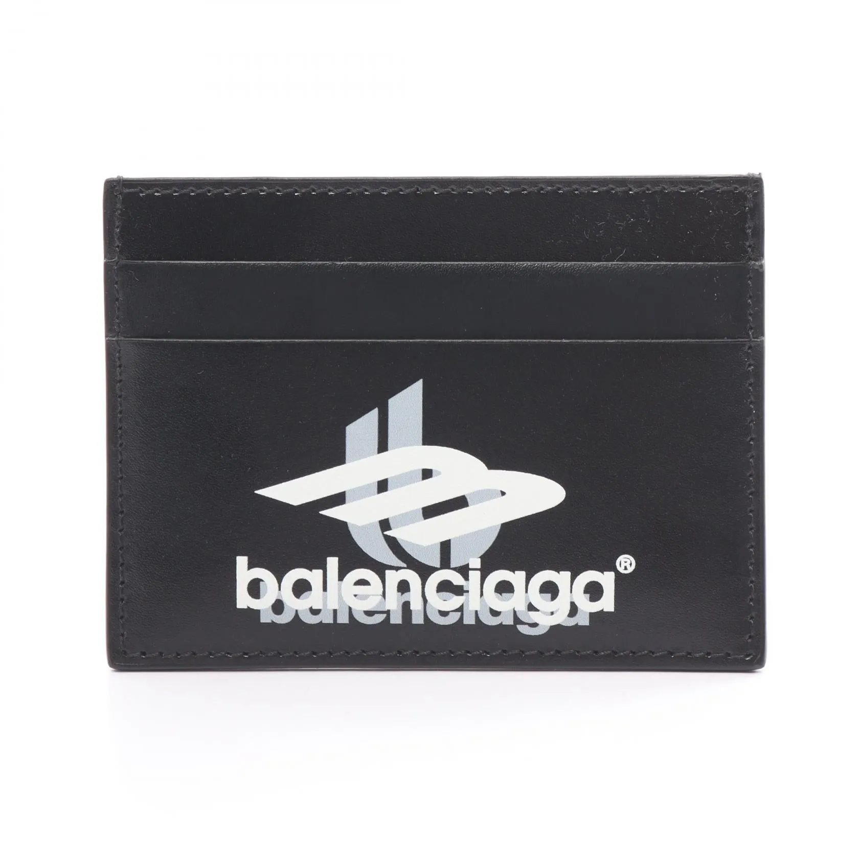 Balenciaga Layered Sports Leather Card Case