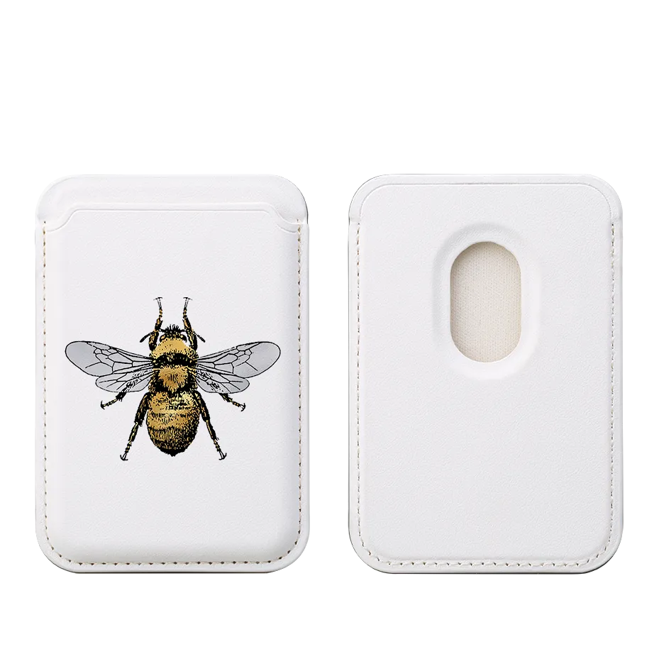 Bee IV MagSafe Wallet- White