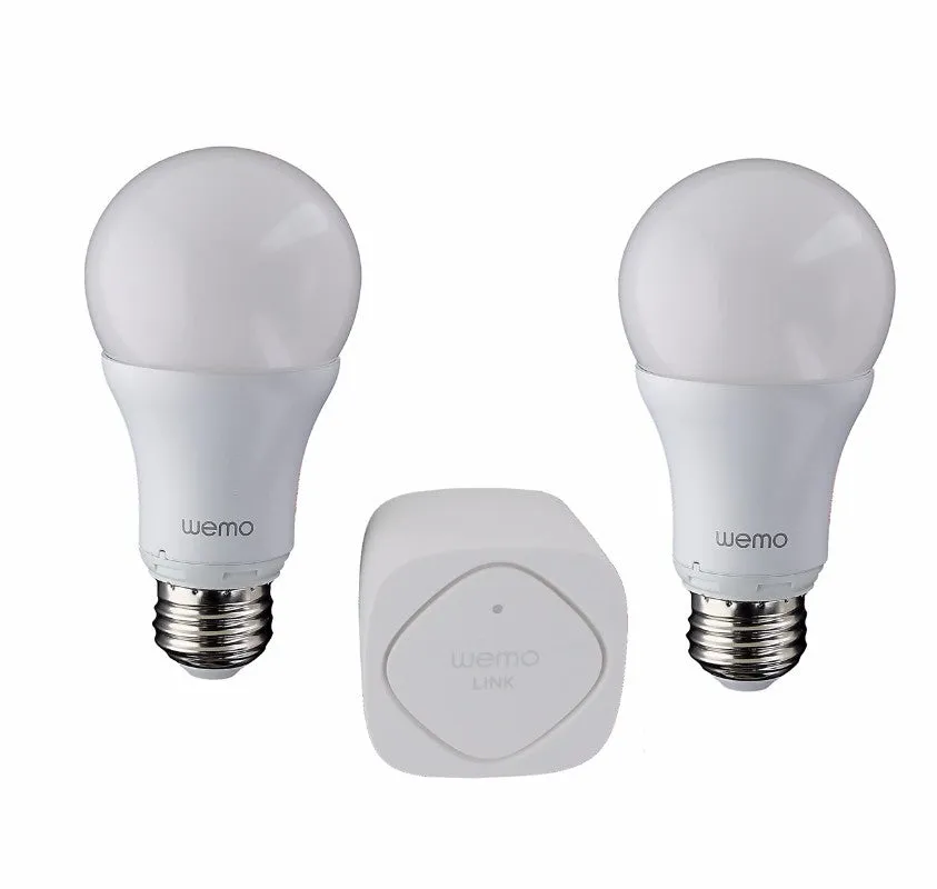 Belkin Wemo LED Lighting Starter Set - 2 Bulbs - White