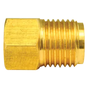 BL BLF-28B AGS Brass Adapter (Female 3/8-24 Inverted to Male 9/16-18 Inverted)