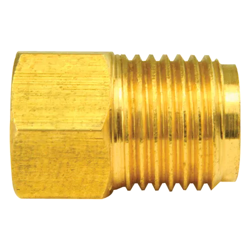 BL BLF-28B AGS Brass Adapter (Female 3/8-24 Inverted to Male 9/16-18 Inverted)