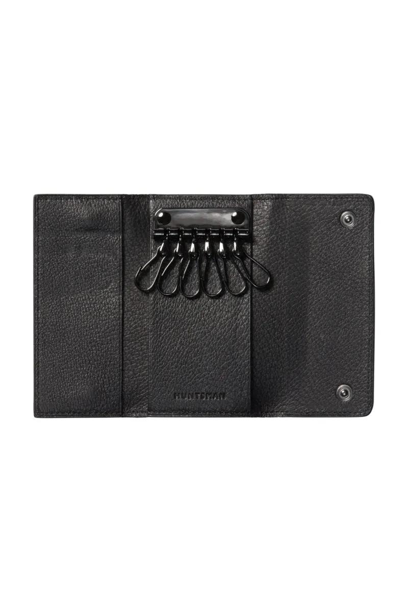 Black Deerskin Key Case