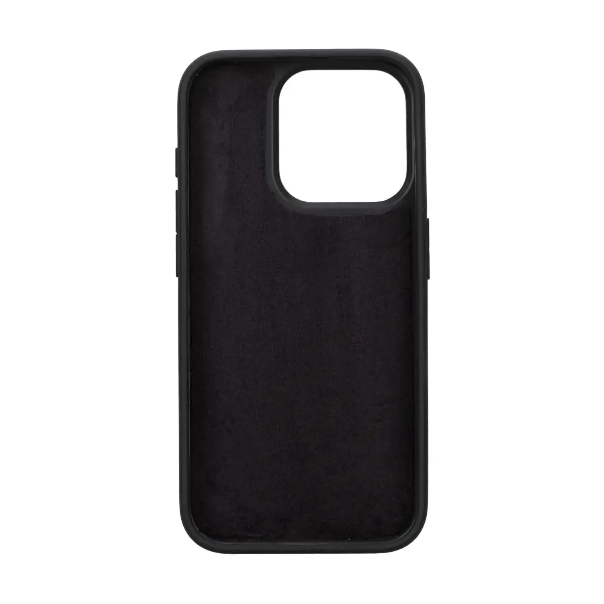 Black Leather iPhone 15 Pro Wallet Case