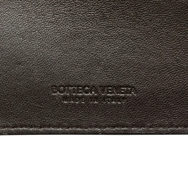 Bottega Veneta Leather Coin Case Brown