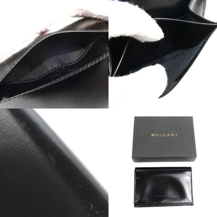 Bvlgari Black Calfskin Card Case