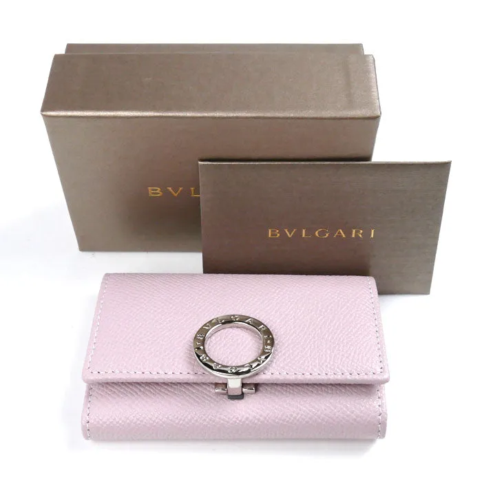 Bvlgari Leather Key Case Pink 30424