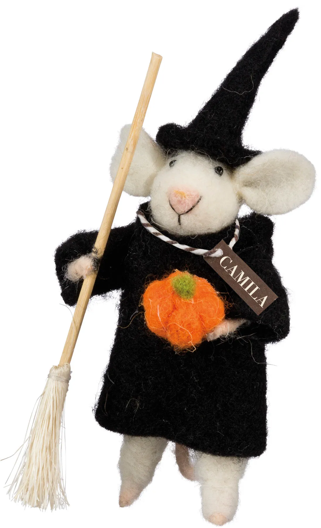 Camila Witch Mouse Felt Ornament