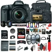 Canon EOS 7D Mark II DSLR Camera W/ 18-135mm f/3.5-5.6 IS USM Lens & W-E1 Starter Bundle