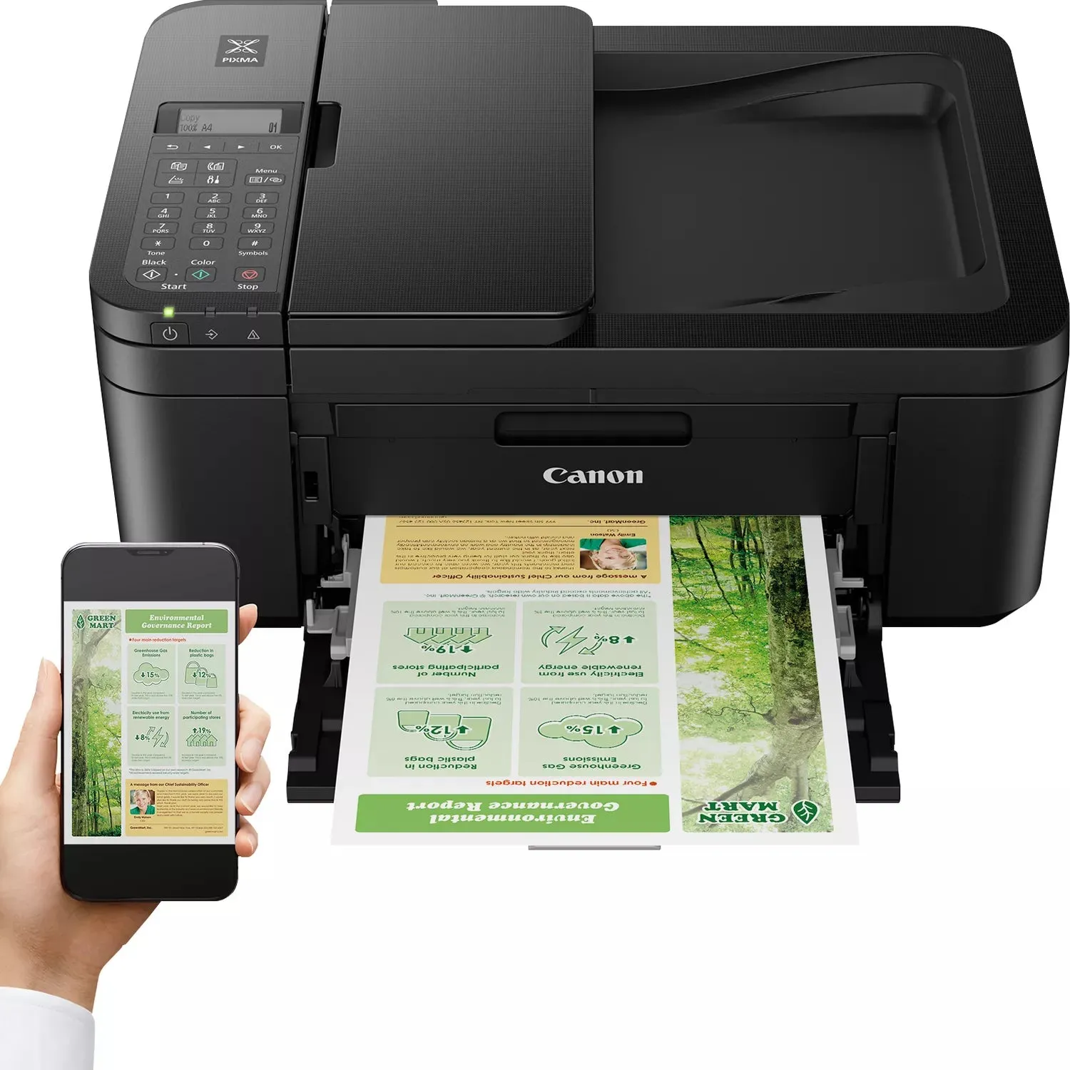 Canon Pixma Tr4650 Tr 4650 - Multifunction Printer - Colour - Ink-Jet - A4 (210 X 297 Mm), Legal (216 X 356 Mm) (Origina