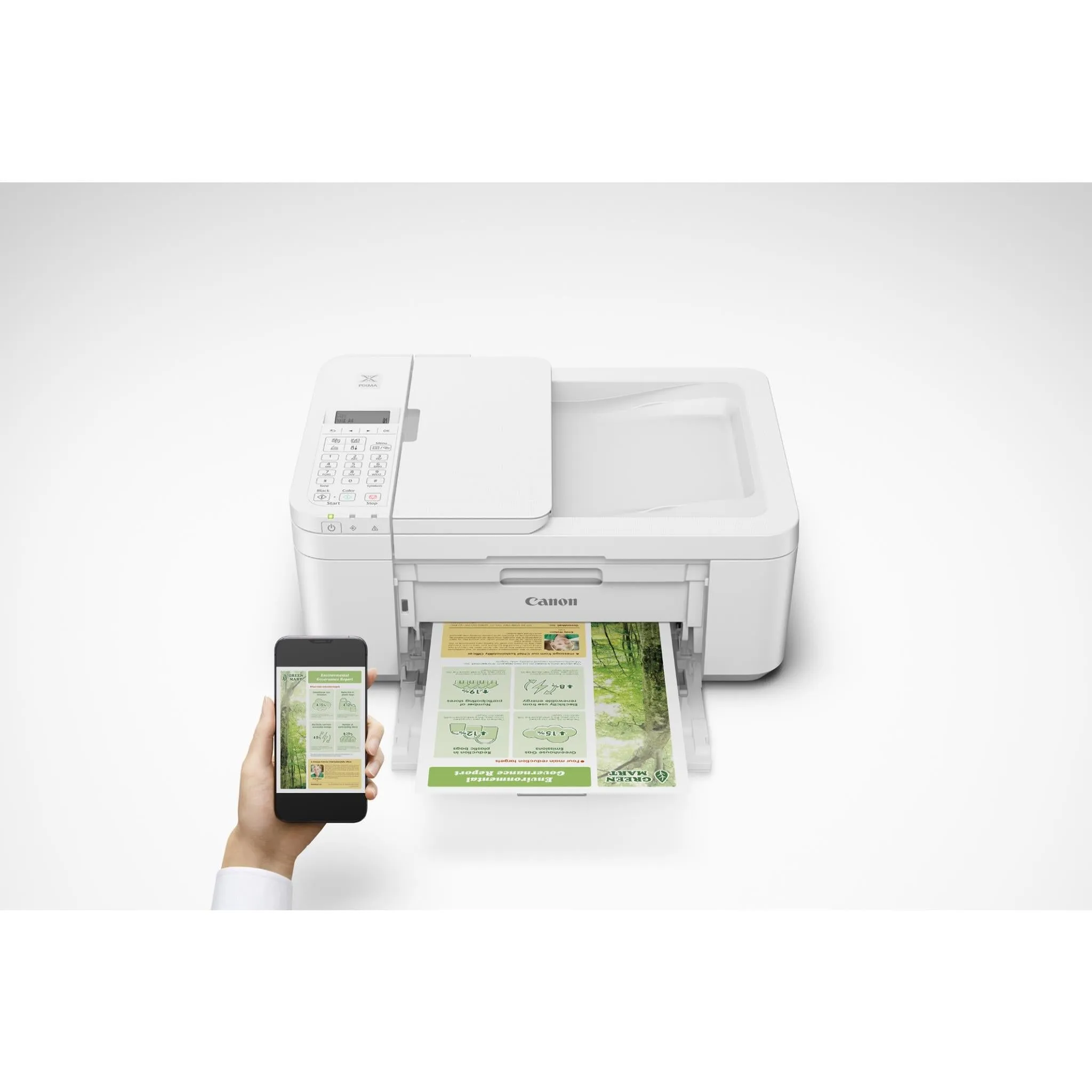 Canon TR4665 Pixma Home Office Printer (White)