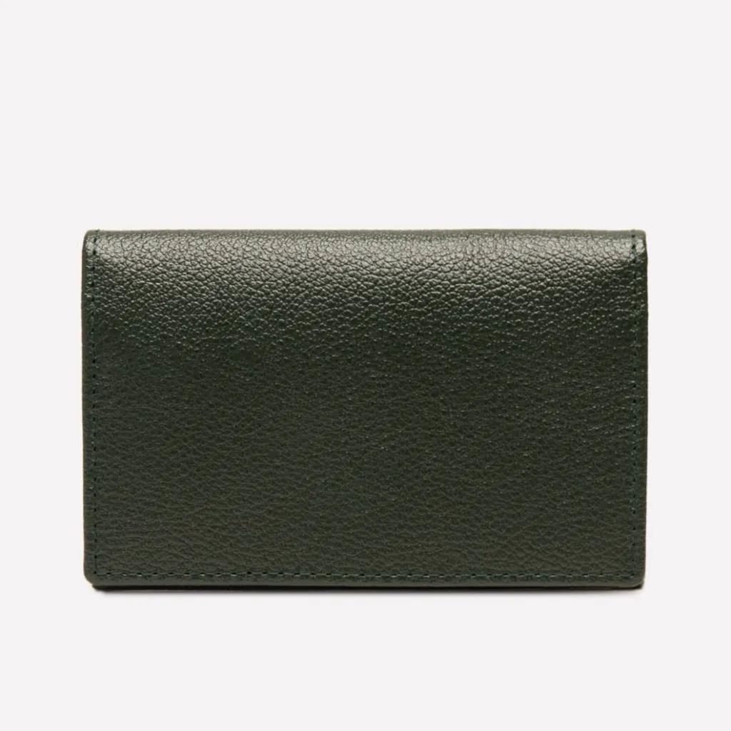 Capra Visiting Card Case (Forest Green)