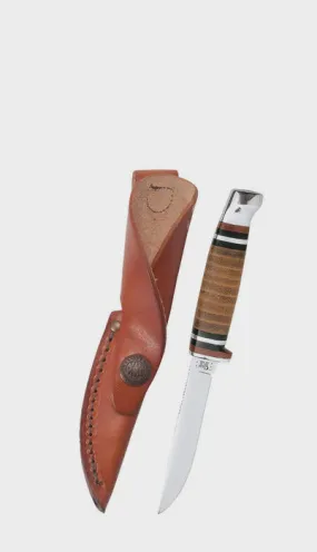 Case Leather Mini FINN Hunter with Leather Sheath