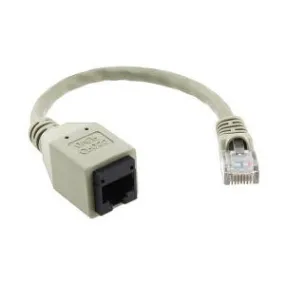 CAT6 8P8C M/F Crossover Adapter