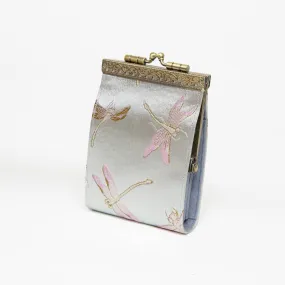 Cathayana Wallet: RFID Dragonfly & Butterfly Card Holder