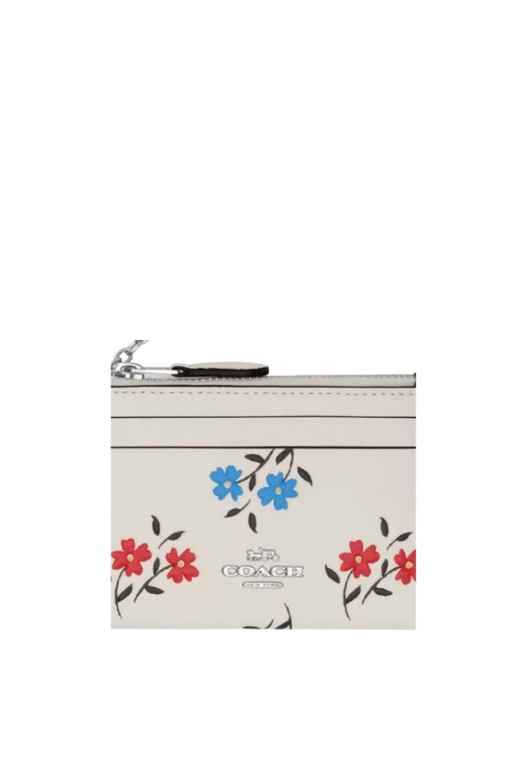 Coach Mini Skinny Id Card Case With Floral Print
In Chalk Multi CT995