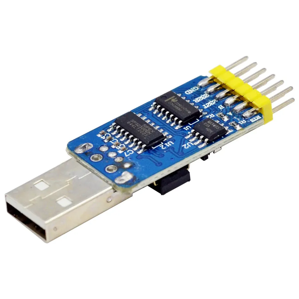 Cp2102 6-in-1 Multi-Function Serial Port Module, USB-TTL 485, 232, Bidirectional Conversion, Compatible with 3.3v/5v level