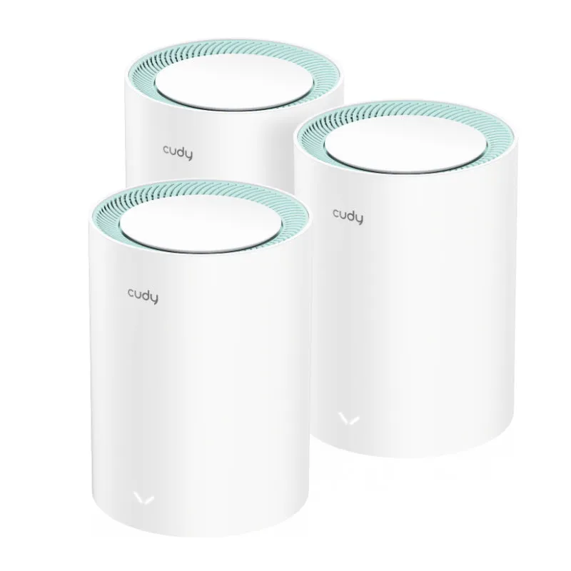 Cudy Ac1200 Wi-Fi Mesh Kit 3 Pack With Gigabit