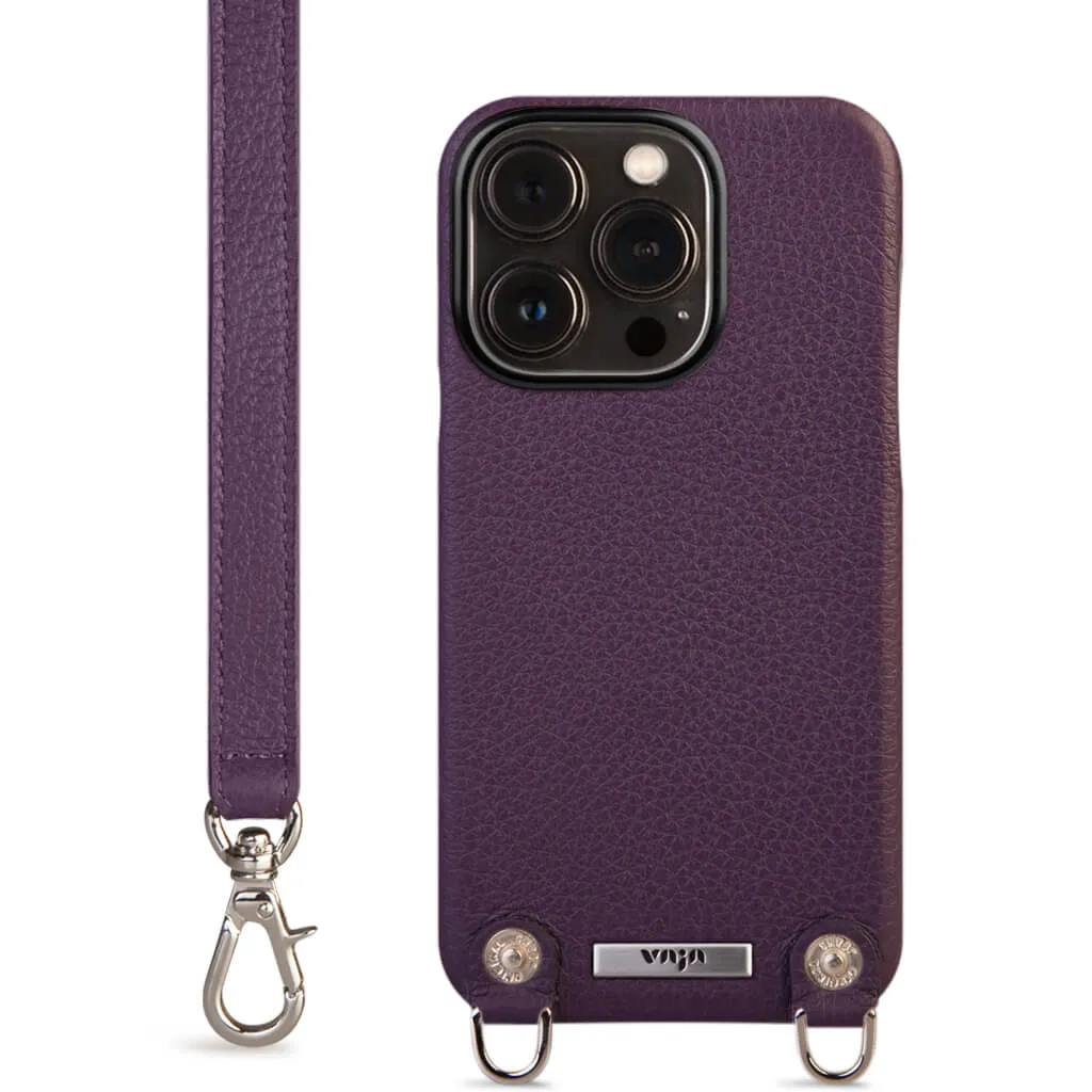 Custom Crossbody iPhone 14 Pro leather case